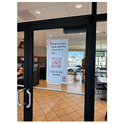 Mobile Dine-in Door Decal