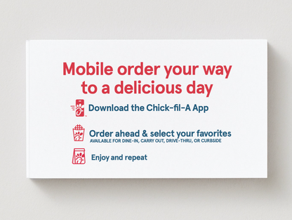 Chick-fil-A App - Bag Stuffers