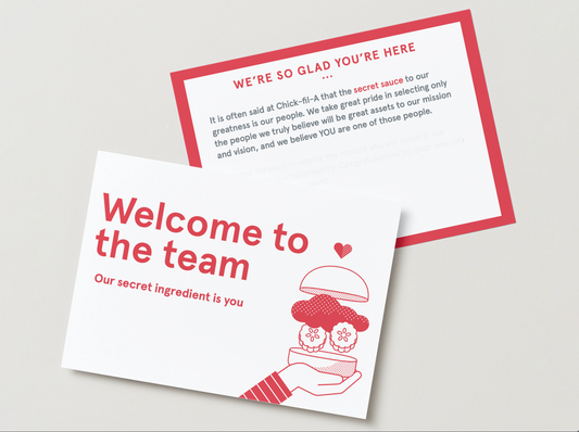 Welcome To The Team Cards