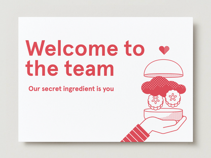 Welcome To The Team Cards