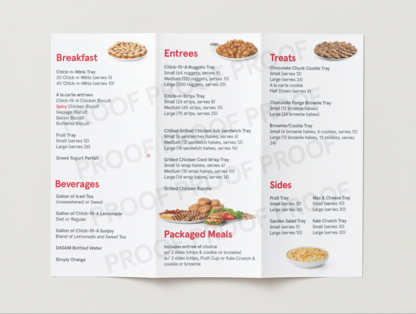 Catering Brochure