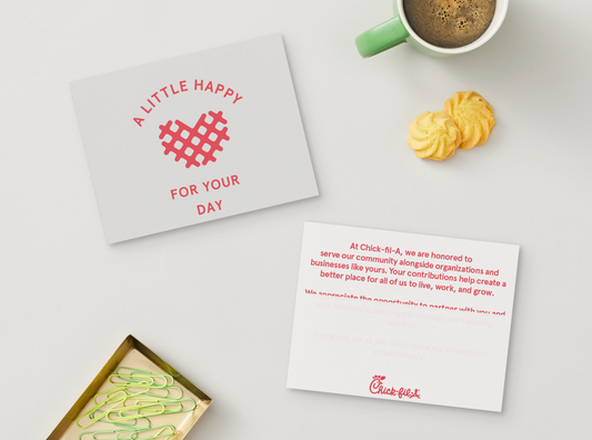 Community Impact Catering Cards