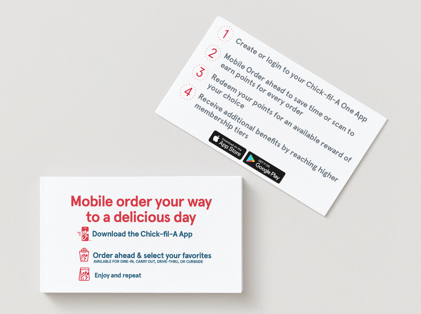 Chick-fil-A App - Bag Stuffers