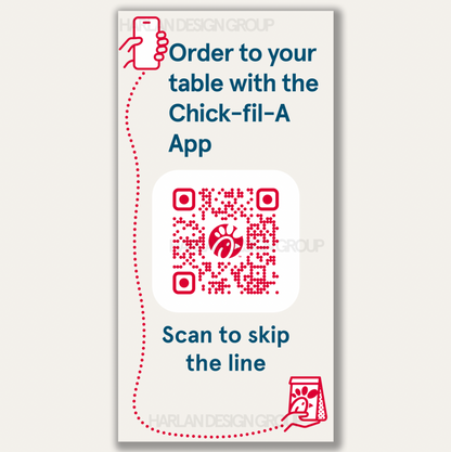 Mobile Dine-in Door Decal