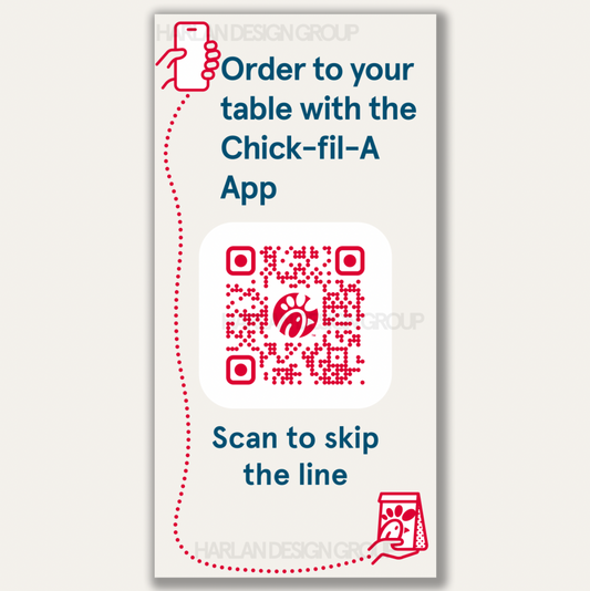 Mobile Dine-in Door Decal