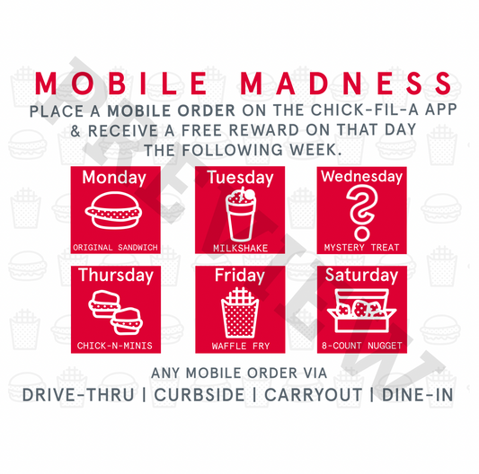 Mobile Madness - Mobile Ordering Promotion