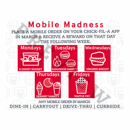 Mobile Madness - Mobile Ordering Promotion